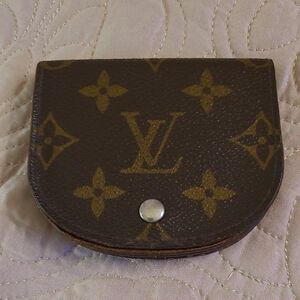 Louis Vuitton Vintage Brown Monogram Coin Wallet